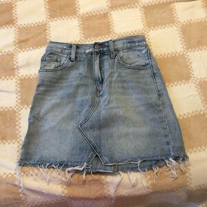 Lucky Brand Blue Denim Mini Skirt